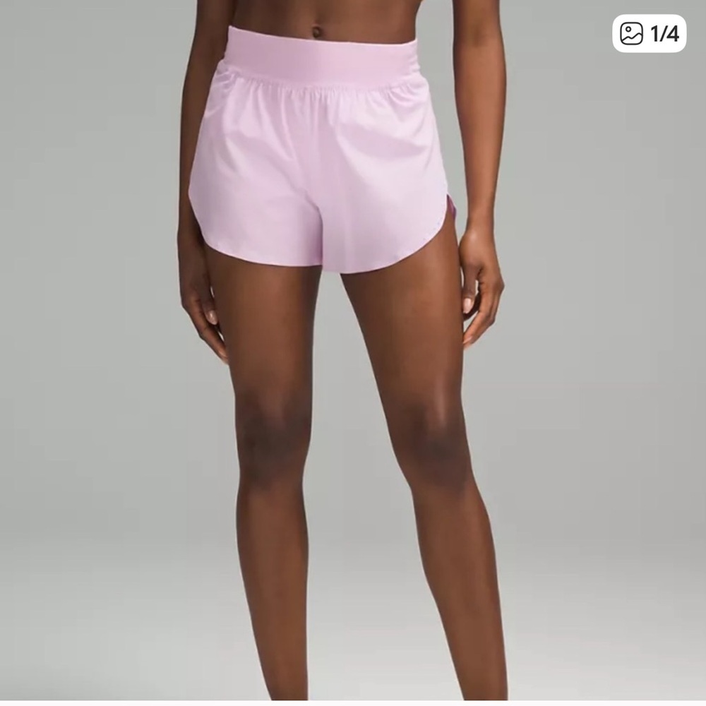 Rare Lululemon Vita Pink Fast and Free Women's Running Shorts